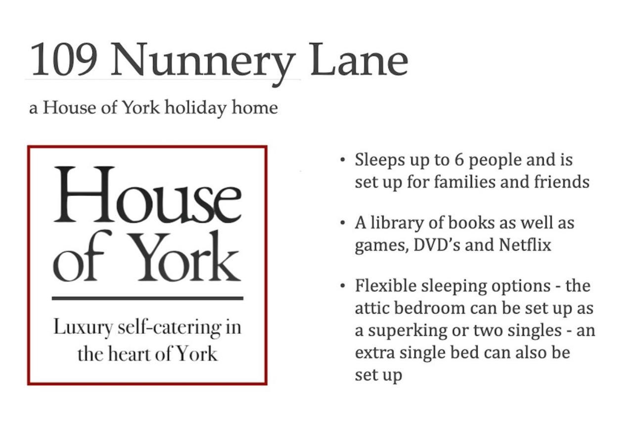 Willa Spencer House & 107 & 109 Nunnery Lane York Zewnętrze zdjęcie